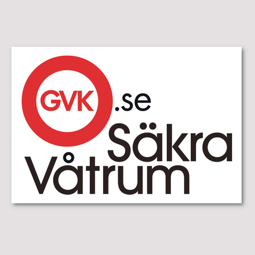 Dekal på vit plast - gvk.se Säkra Våtrum